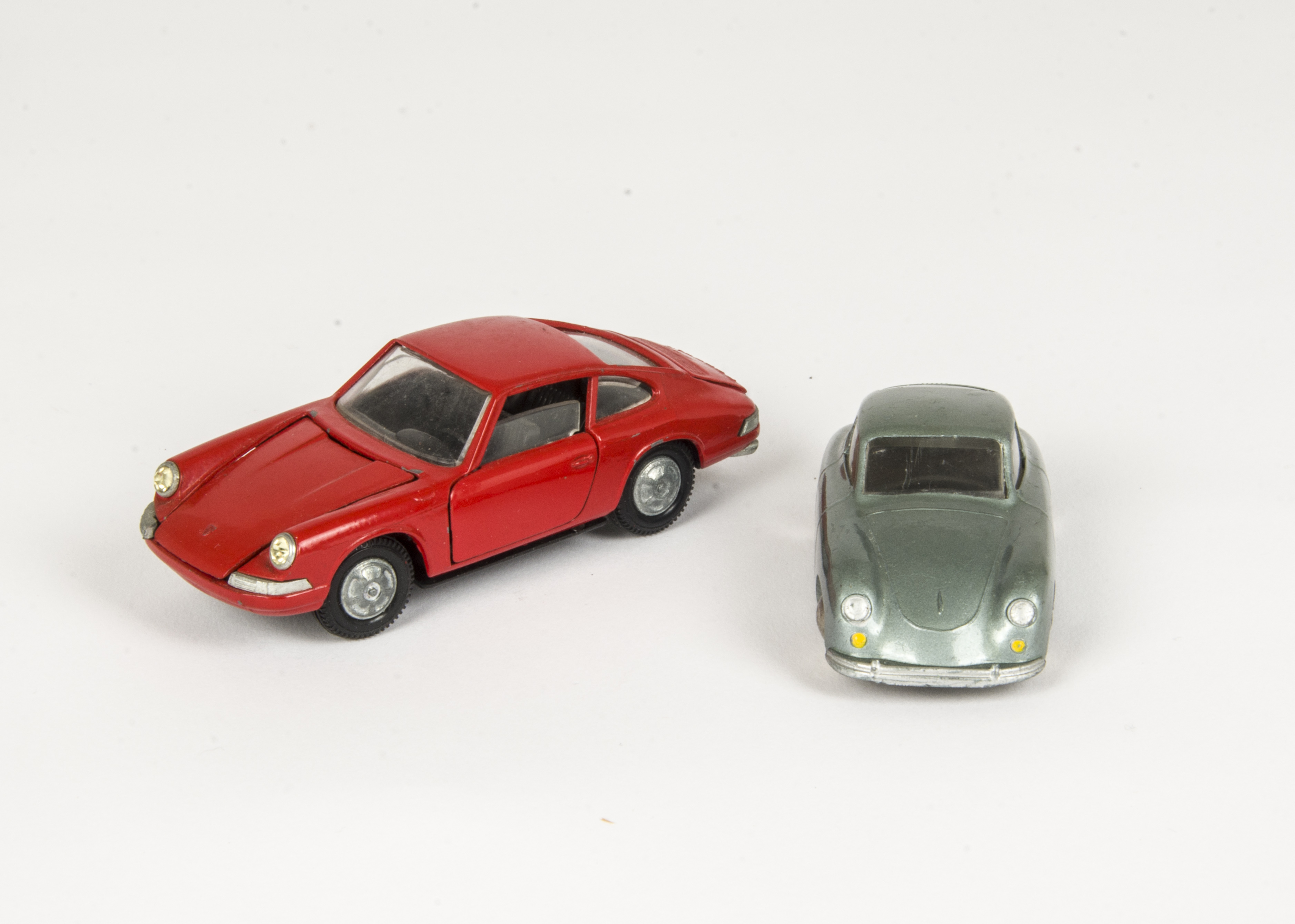 A Tekno Denmark 803 Porsche 356 Metallic Silver Green Body White Tyres Kirk Denmark Porsch