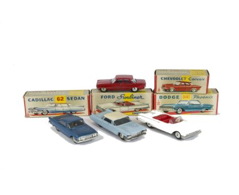 Lone Star Roadmasters, 1473 Ford Sunliner Convertible, light blue body, red interior, 1475 Dodge Dart Phoenix, metallic blue 