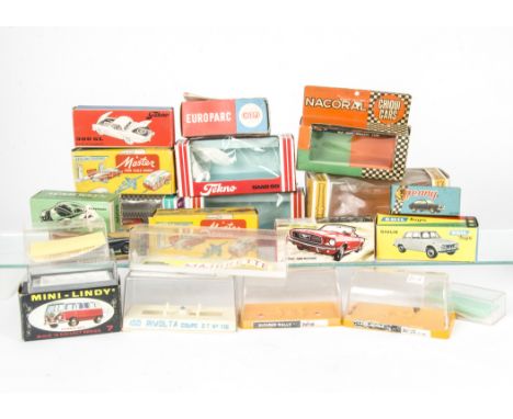 Empty European Diecast Boxes, including Edil Toys Alfa Romeo Giulia, Marklin 8005 Volkswagen, Mercury No.63 Fiat Dino Coupe B