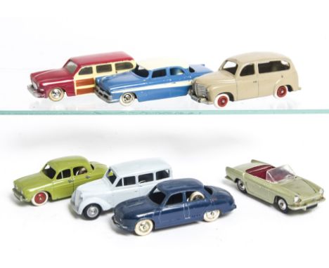 CIJ Loose Diecast Group, Plymouth Belvedere, Panhard 54, Renault Savane, Renault Dauphine, Renault 300kgs Van, Renault Florid