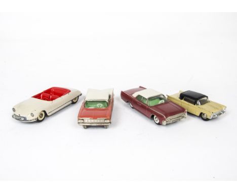 Taiseiya Cherryca Phenix, No.PHE17 Lincoln Continental, metallic cerise body, white roof, No.PHE5 Chevrolet Impala, pink body