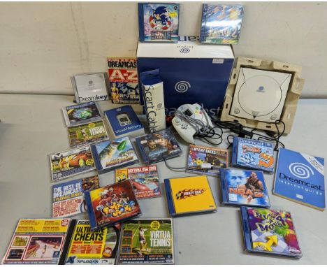 Sega Dreamcast console computer, visual memory and games to include Sonic Adventure, Raymon 2 and others, Location: 