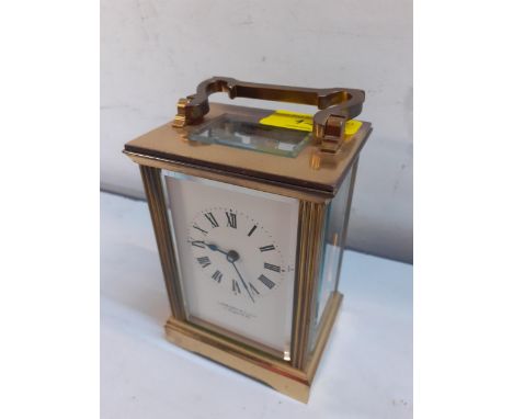 A Garrard & Co 5 window carriage clock, no keyLocation: 7:1 