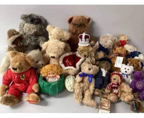 Large selection of Teddy bears to include Ewoks plush Kenner bears in both colour ways and also various teddy bears including