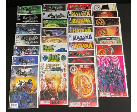 Modern Age Comics - Avengers Arena: Murder World, 1-18; Batman: Arkham Unhinged, 1-20; Katana, 1-10; Longshot Saves the Marve