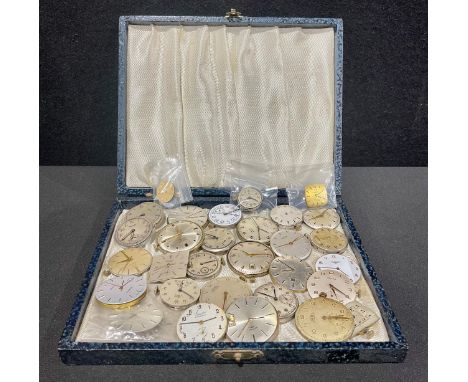 Horology - a collection of thirty wristwatch movements, various sizes, ladies' and gentleman's, including Omega, Rotary, Tiss