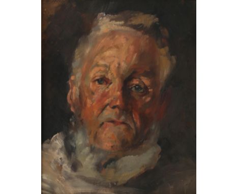 Else Berg (1877-1942) Portrait of an old man. Signed upper left. Provenance: Tel-Aviv Museum, no. 7/6-66; Christie's Amsterda