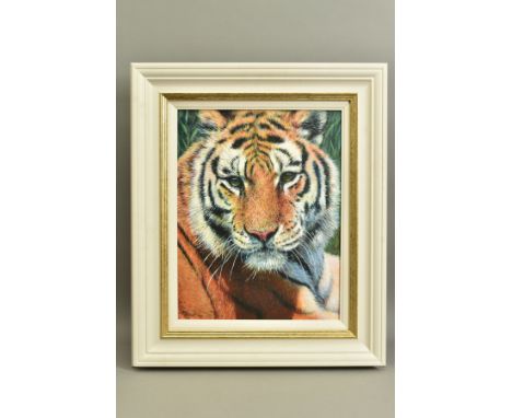 TONY FORREST (BRITISH 1961) 'WILD THING', a signed limited edition print of a tiger 12/195, with certificate, approximate siz