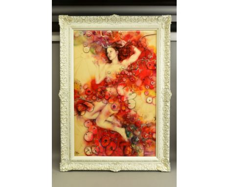 KERRY DARLINGTON (WALES 1974) 'SAKURA', a signed limited edition 3D resin print of a female figure 148/195, with certificate,