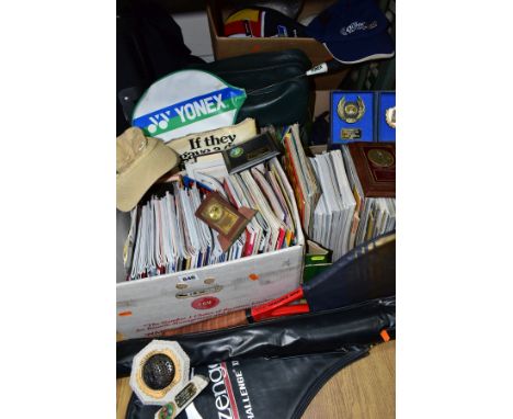 SPORTING EPHEMERA, PROGRAMMES, BOOKS, PRINTS, EQUIPMENT, a large collection of over 260 Football Programmes from the 1970's -