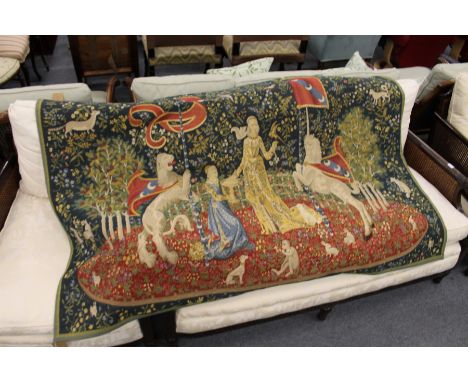 A good medieval style tapestry wall hanging.