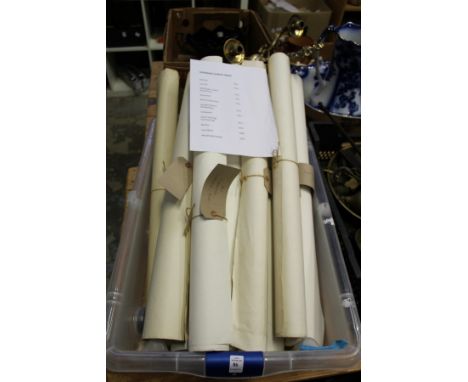 A quantity of Ordnance Survey maps.