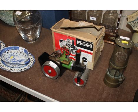 A Mamod model steam roller with original box, box AF