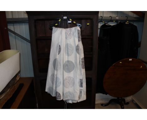 A pair of John Lewis cotton curtains