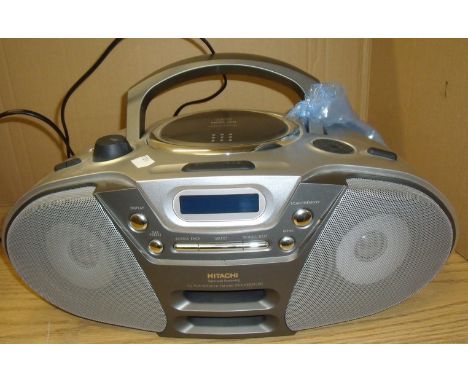 Hitachi portable compact disc player