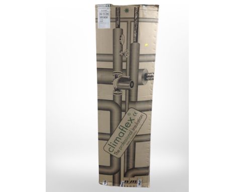 A box of Climaflex pipe insulation 