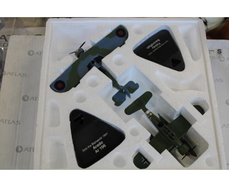 A boxed as new Atlas die-cast WW2 model set 