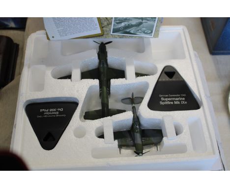 A boxed as new Atlas die-cast WW2 model set 
