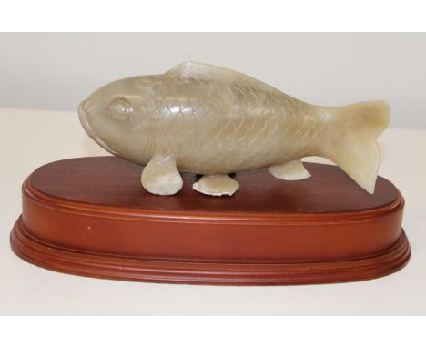 A large jade carp