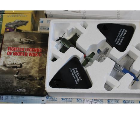A boxed as new Atlas die-cast WW2 model set 