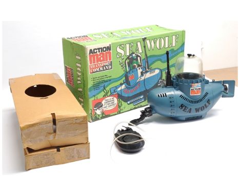 Palitoy Action Man Vintage Transport Command - #34730 Sea Wolf - appears generally Good Plus with inner packing cardboard and
