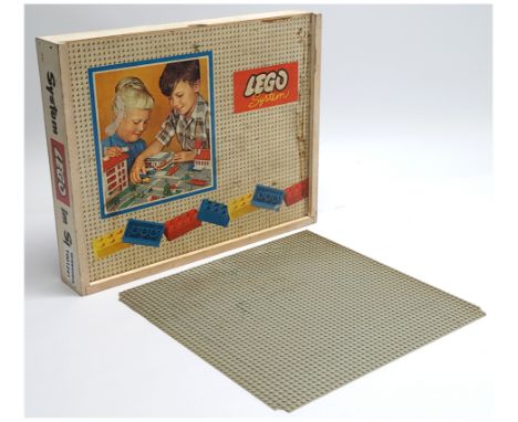 Lego 'System Im Spiel', vintage colour parts, wheels, printed parts, etc, some discolour - Fair to Good within Fair original 