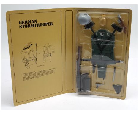 Palitoy Action Man vintage - The Soldiers German Stormtrooper carded outfit, Cat No.34338, appears to be Mint upon sealed Goo