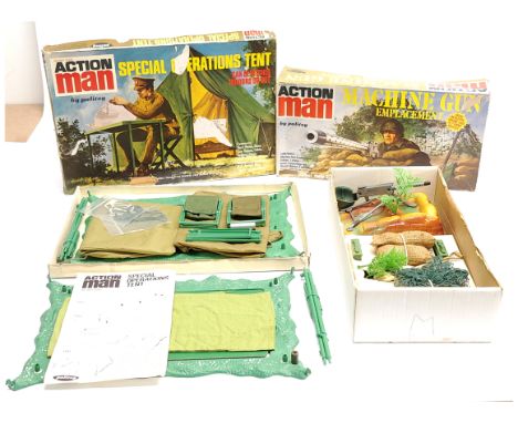 Palitoy Action Man Vintage pair (1) #34146 Special Operations Tent "Can be Pitched Indoors or Out" - includes tent, poles, ba