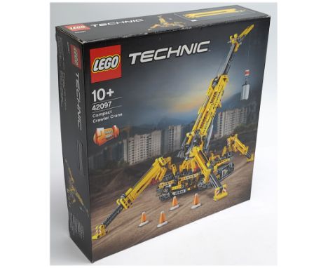 Lego #42097 Technic - Compact Crawler Crane, within Excellent Plus sealed packaging (some light scuffs on the box).