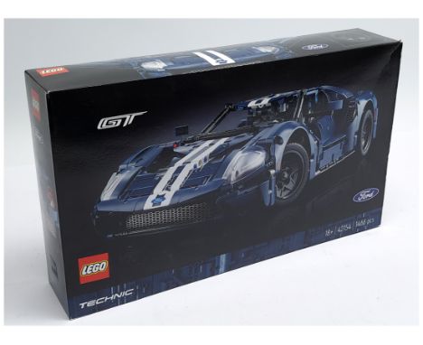 Lego #42154 Technic - Ford GT, within Good Plus sealed packaging (some light creases, scratches and scuffs on the box).