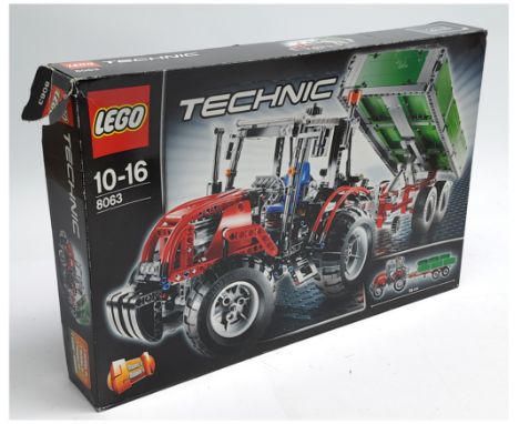Lego Technic - #8063 Tractor with Trailer with instructions, generally Good to Excellent, not checked for completeness, withi