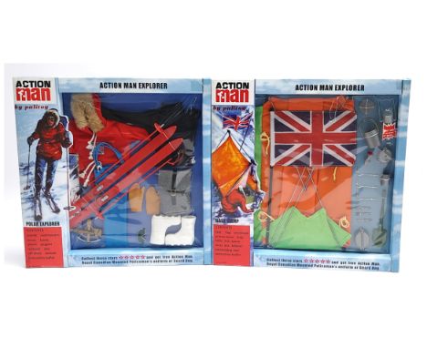 Hasbro/Palitoy Action Man Explorer 40th Anniversary, (1) Base Camp, (2) Polar Explorer - Mint in Near Mint sealed packaging. 