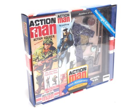 Hasbro/Modellers Loft Action Man 40th Anniversary, AM048 Nostalgic collection comprising Action Man&nbsp; Soldier and French 