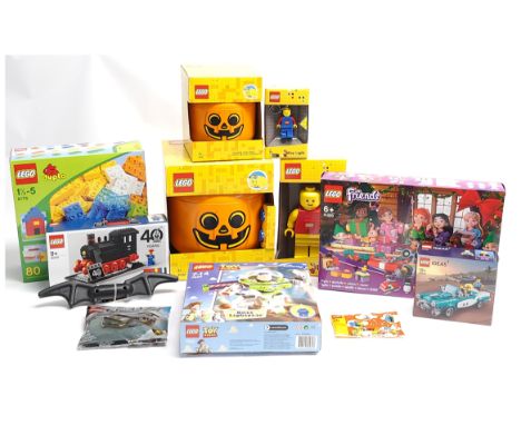 Lego mixed group to include (1) #7592 Disney-Pixar Toy Story - Buzz Lightyear; (2) #40370 Steam Engine; (3) #40448 Ideas - Vi
