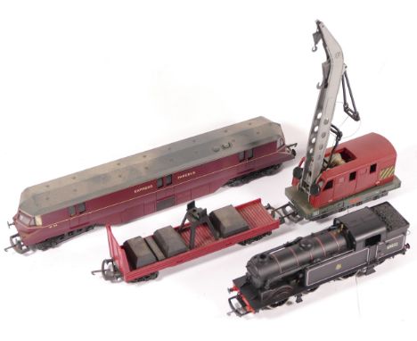Lima &amp; Darol, OO gauge, a collection of 3x locomotives to include Express Parcels W34, A crane type version, &amp; 69532,