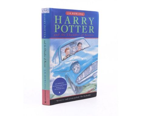 Rowling, J. K. Harry Potter and the Chamber of Secrets, first edition, first issue, London: Bloomsbury, 1998, hardback, publi