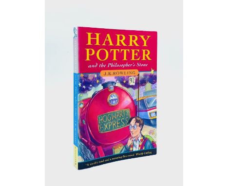 Rowling, J. K. Harry Potter and the Philosopher's Stone, first edition, first issue, London: Bloomsbury, 1997, paperback, pri