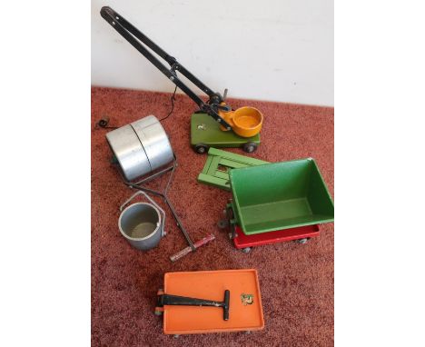 Small selection of mostly boxed Nights Head precision  made models, including railway tipping truck, garden roller, flatbed t