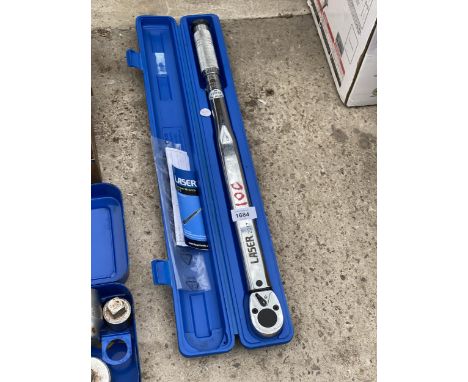 A LAZER TORQUE WRENCH 1/2" D IN A CARRY CASE