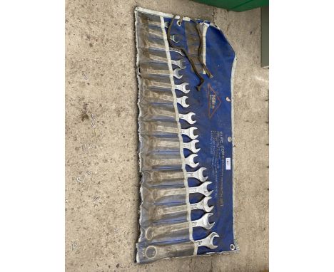 A TWENTY ONE PIECE HILKA SPANNER SET