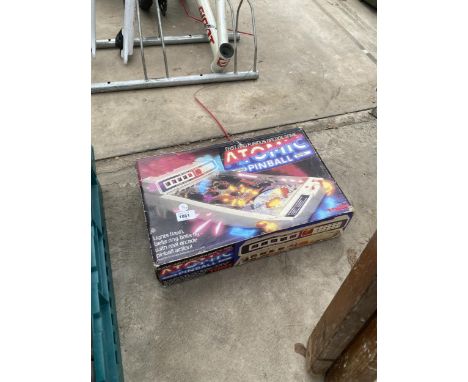 A BOXED ATOMIC PINBALL GAME