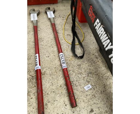 A LONG HANDLED WRENCH 36" LONG JAW 1-5/8"