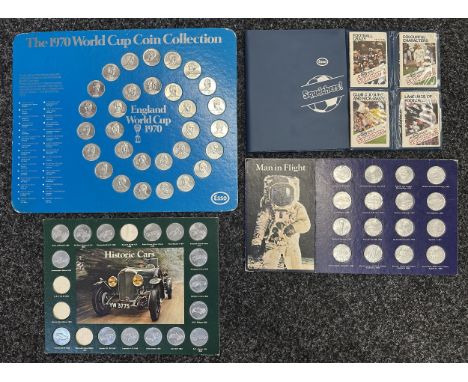 Esso Promotional 1970 "World Cup Coin Collection" complete: Esso "Squelchers" complete set of 16 miniature books in original 