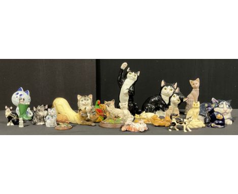 Cats Models and figures - Pets with Personality, Winstanley style, Just Cat Co, Country Artists etc qty