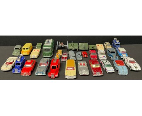 Diecast Vehicles, Corgi, Dinky, Matchbox Lesney, Britain's etc, TV Van, Bedford vas, Jaguar 2.4 ltr, Marcos Volvo, Morris Min