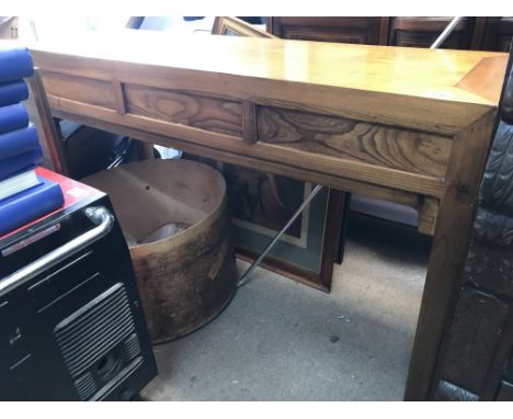 A Chinese elm console table
