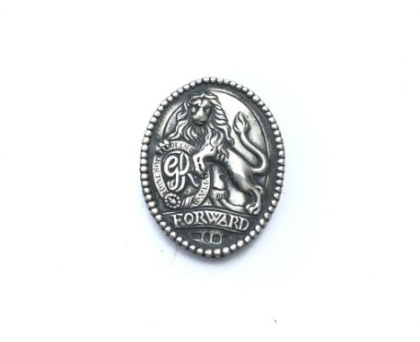 A Heavy Solid Silver Officers Belt Plate with George The III Cybher For The London And Westminster Light Horse Regiment.