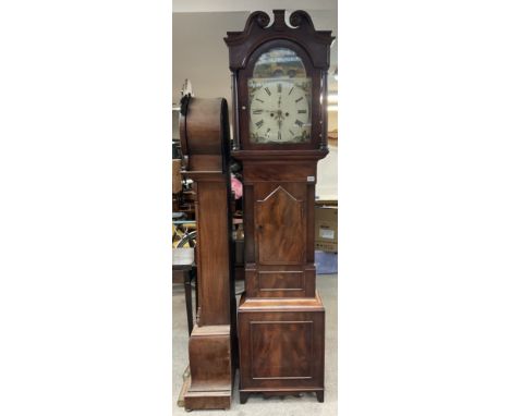 A Victorian mahogany longcase clock. H.232cm.