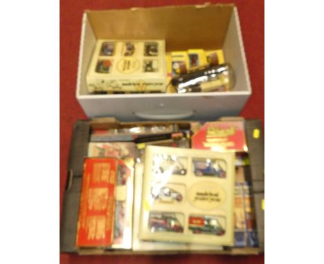 2 boxes of mixed issue Matchbox MOY, to include the limited edition 1982 five piece gift pack, and a Matchbox MOY GWR Bells S