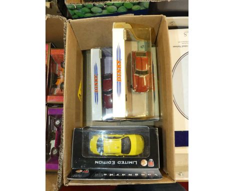 Five diecast vehicles, to include a Corgi Vanguards MG ZT; and a quantity of Dinky by Matchbox diecast miniatures